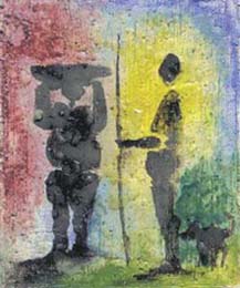 Pablo Ruiz Picasso, Deux personnages au chien
