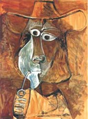 Pablo Ruiz Picasso, Homme a la pipe