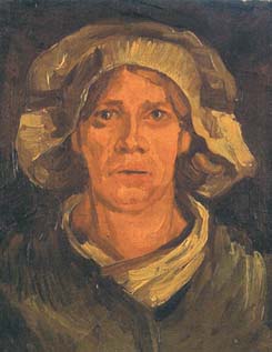 Vincent van Gogh, Head of a Peassant Woman With White Cap