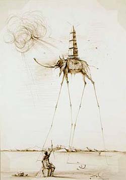 Elephant Surrealist a la Pyramide