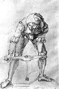 Albrecht Drer, Man with an Auger