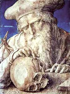 Albrecht Drer, Saint Jerome and a Skull