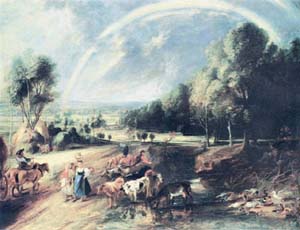 Peter Paol Rubens, Landschaft mit dem Regenbogen