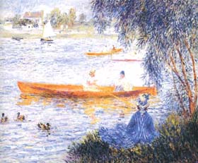 Pierre Auguste Renoir, Boating at Argenteuil