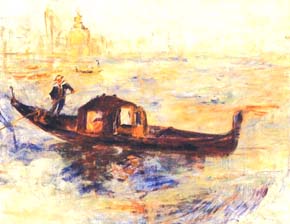 Pierre Auguste Renoir, Veneteian Gondola