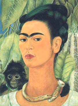 Frida Kahlo, Self-Portrait with Monkey